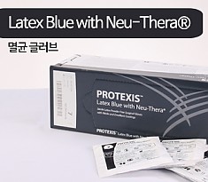 [멸균] PROTEXIS Surgical Gloves Latex Blue with Neu-Thera®